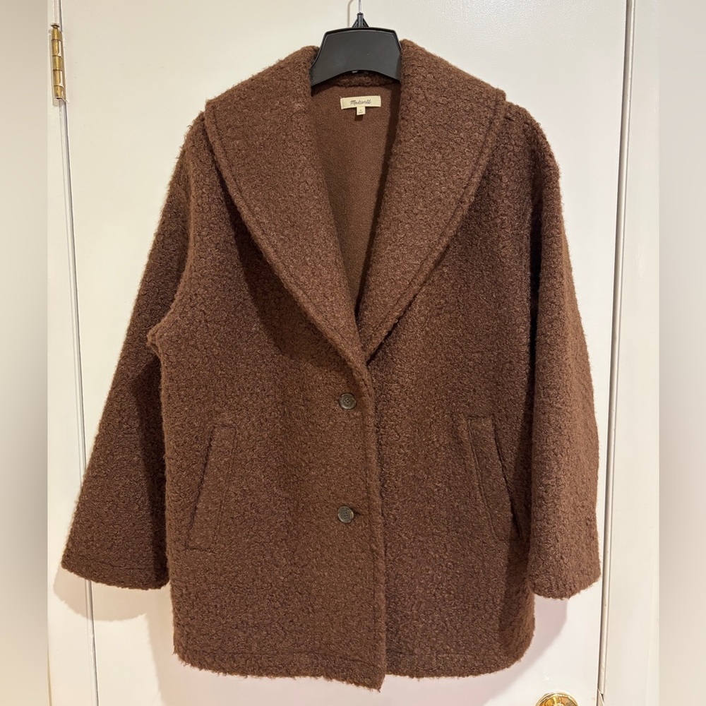 Madewell Brown Teddy Jacket
